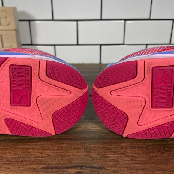 PUMA RS-X Little Girls Size 1.5C Running Shoes Multicolor Valentines Day Sneaker